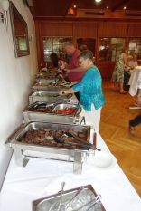 Um 18:45 Uhr gab es das leckere Abendessen. Klick zur Vergrößerung.